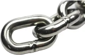MarineNow High-Test 3/16” 316L Stainless Steel Marine Chain (Choose Length)
