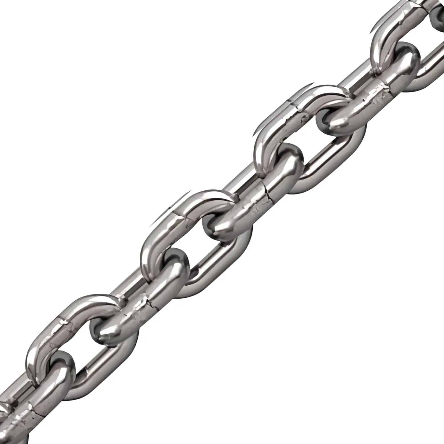 MarineNow High-Test 3/16” 316L Stainless Steel Marine Chain (Choose Length)