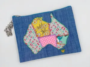 Matilda Denim Clutch Bag
