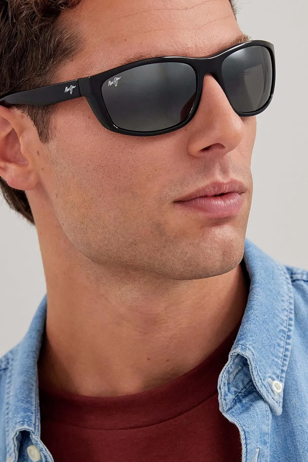 Maui Jim Men's and Women's Nuu Landing Polarized Wrap Sunglasses