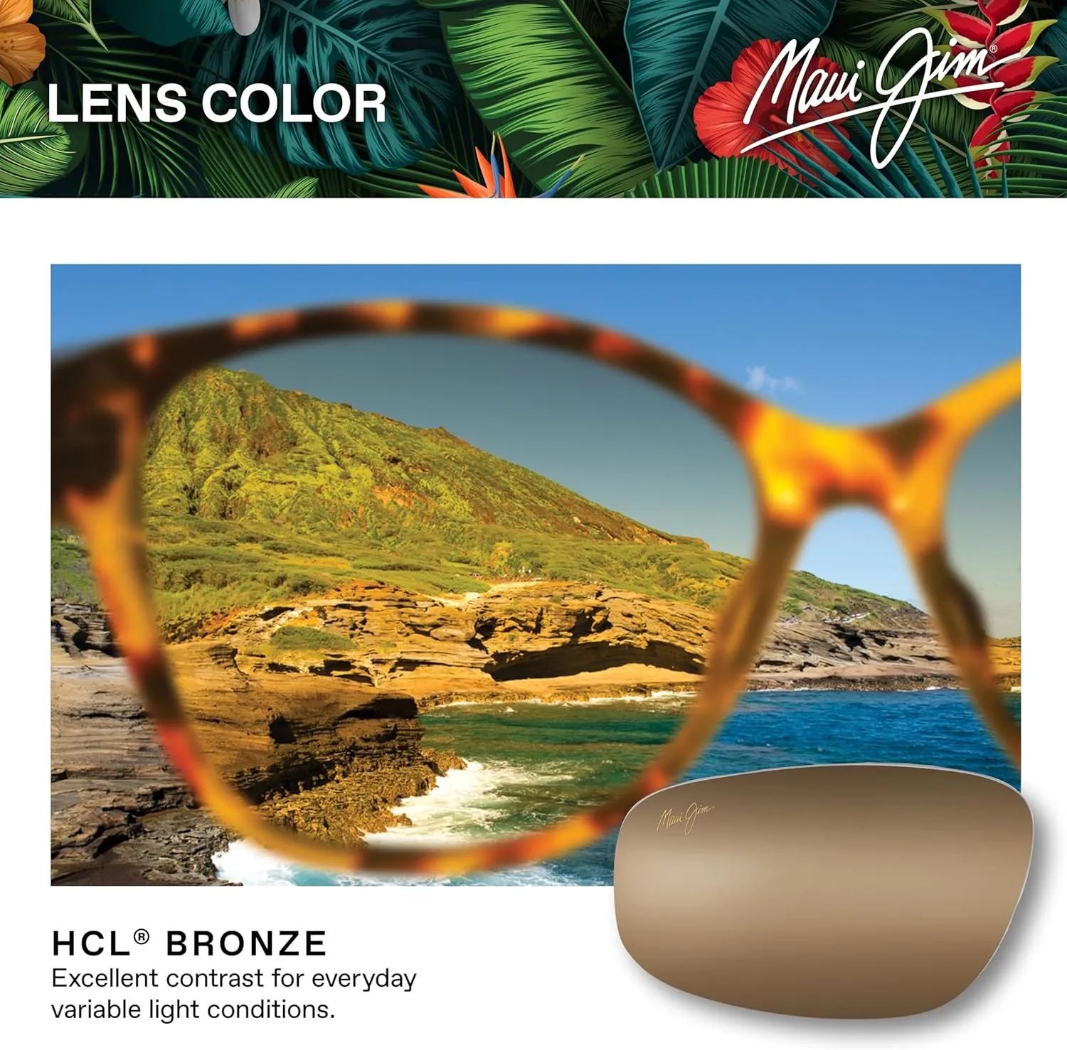Maui Jim Men's and Women's Nuu Landing Polarized Wrap Sunglasses