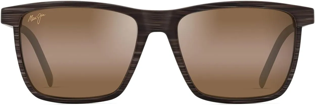 Maui Jim Men's and Women's One Way Polarized Rectangular Sunglasses