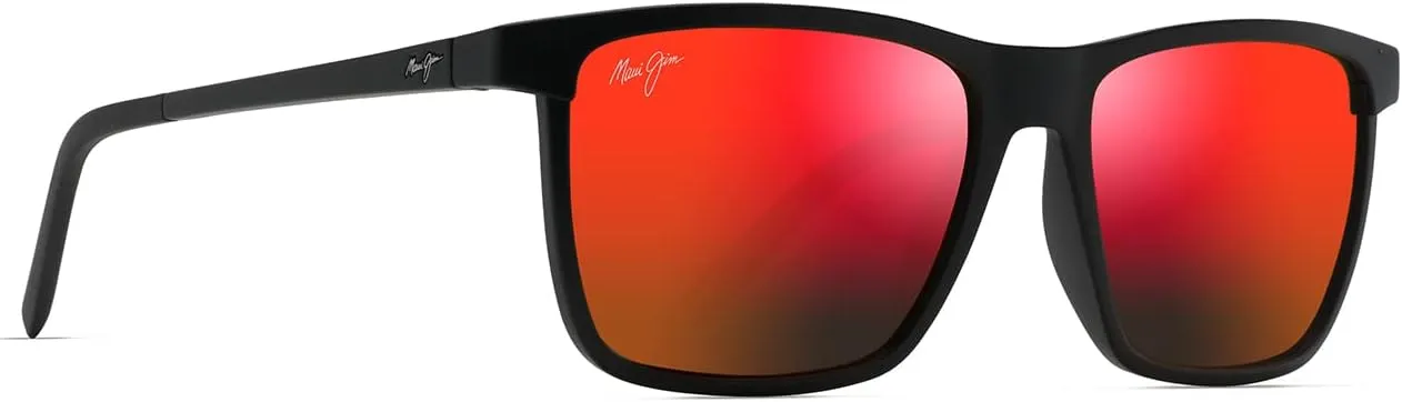 Maui Jim Men's and Women's One Way Polarized Rectangular Sunglasses