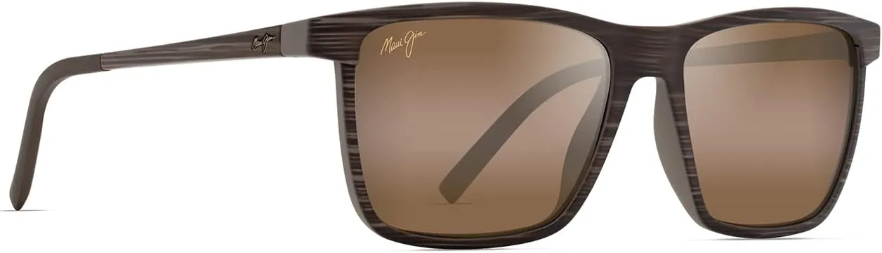 Maui Jim Men's and Women's One Way Polarized Rectangular Sunglasses
