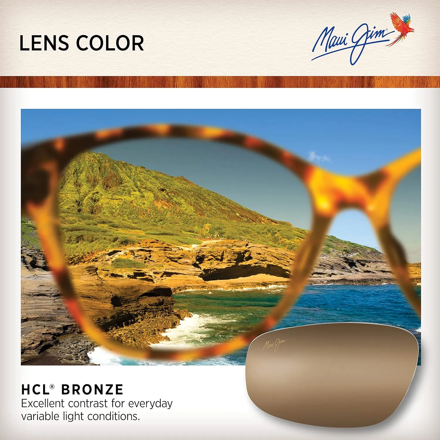Maui Jim Women's Lokelani Polarized Cat Eye Sunglasses