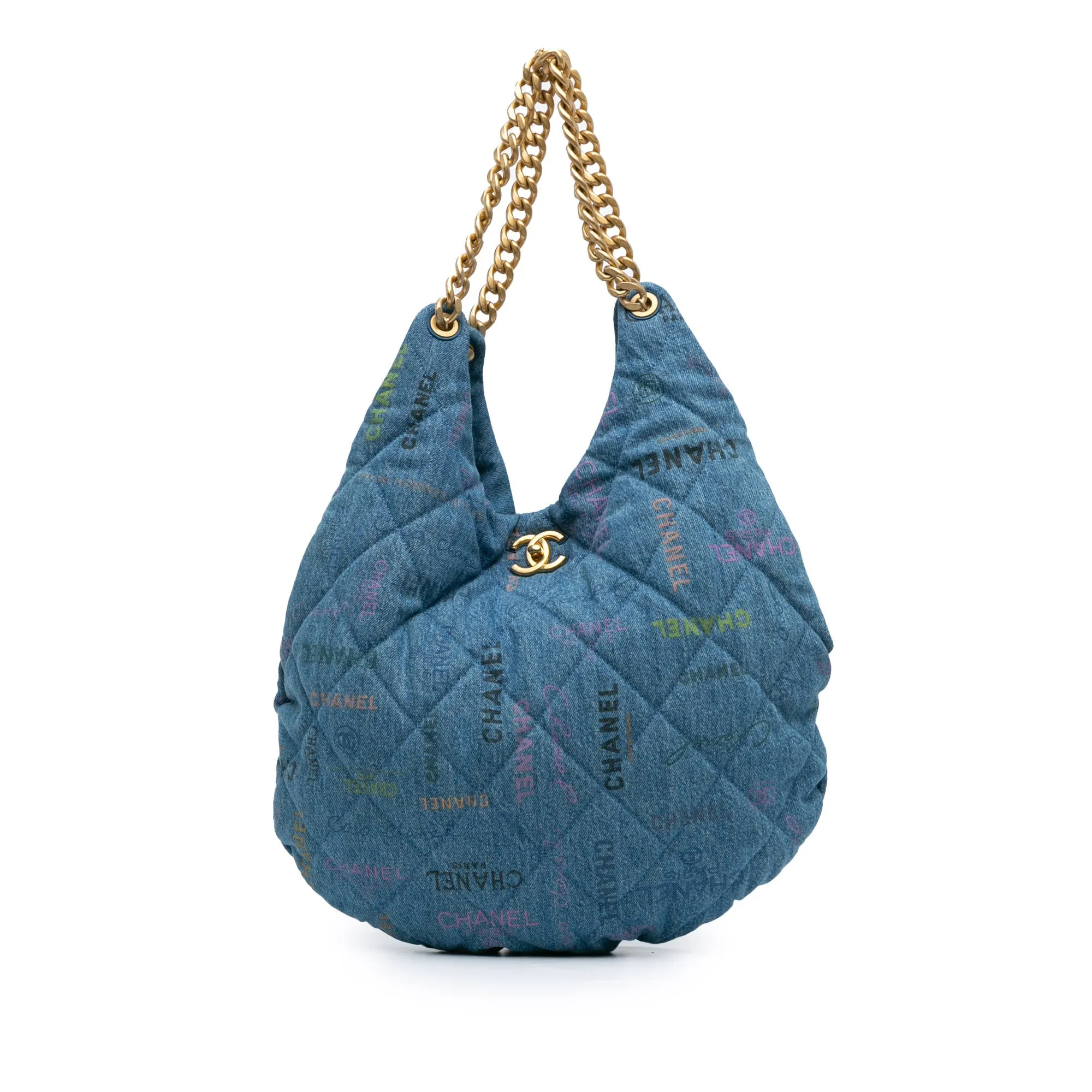 Maxi Quilted Denim Mood Hobo