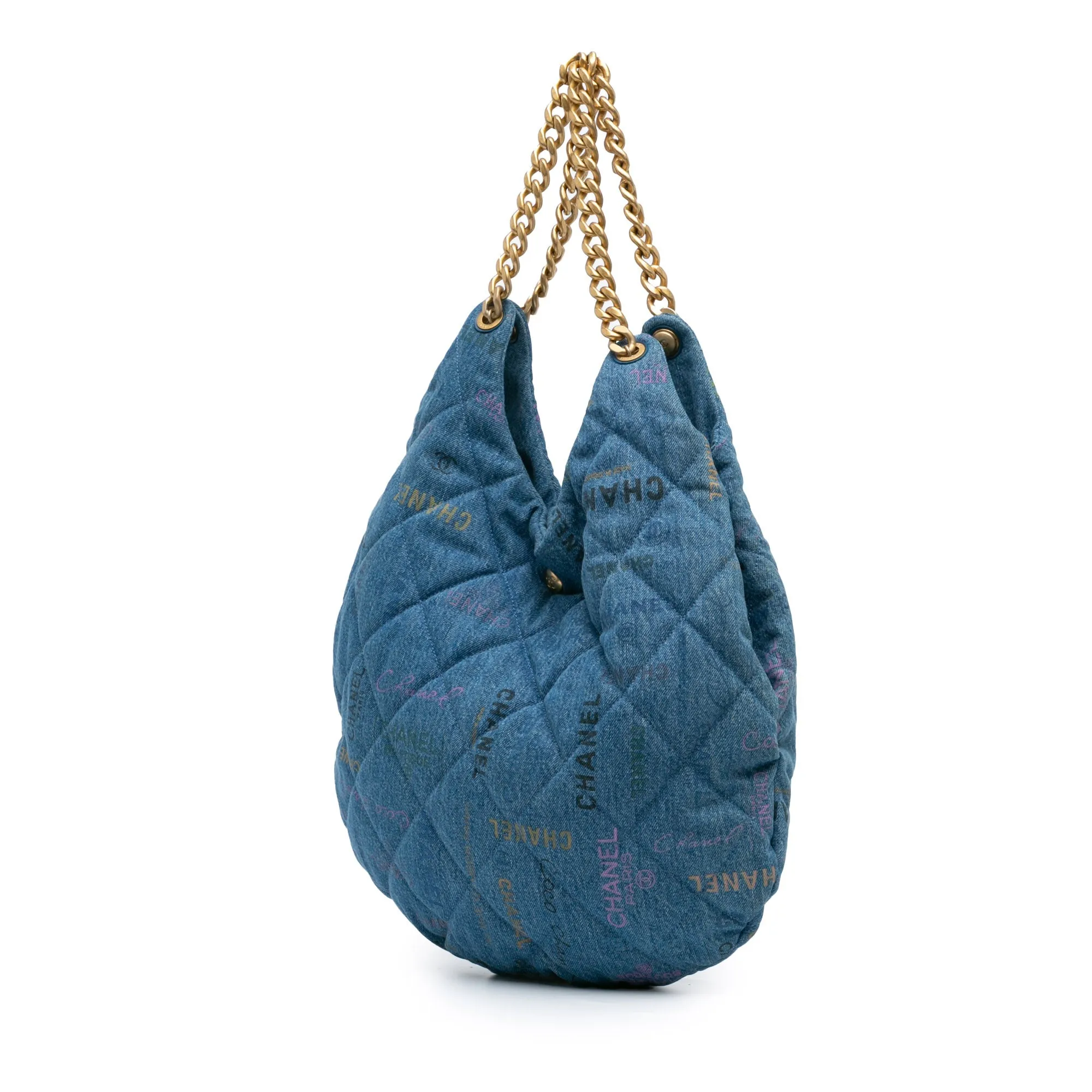 Maxi Quilted Denim Mood Hobo