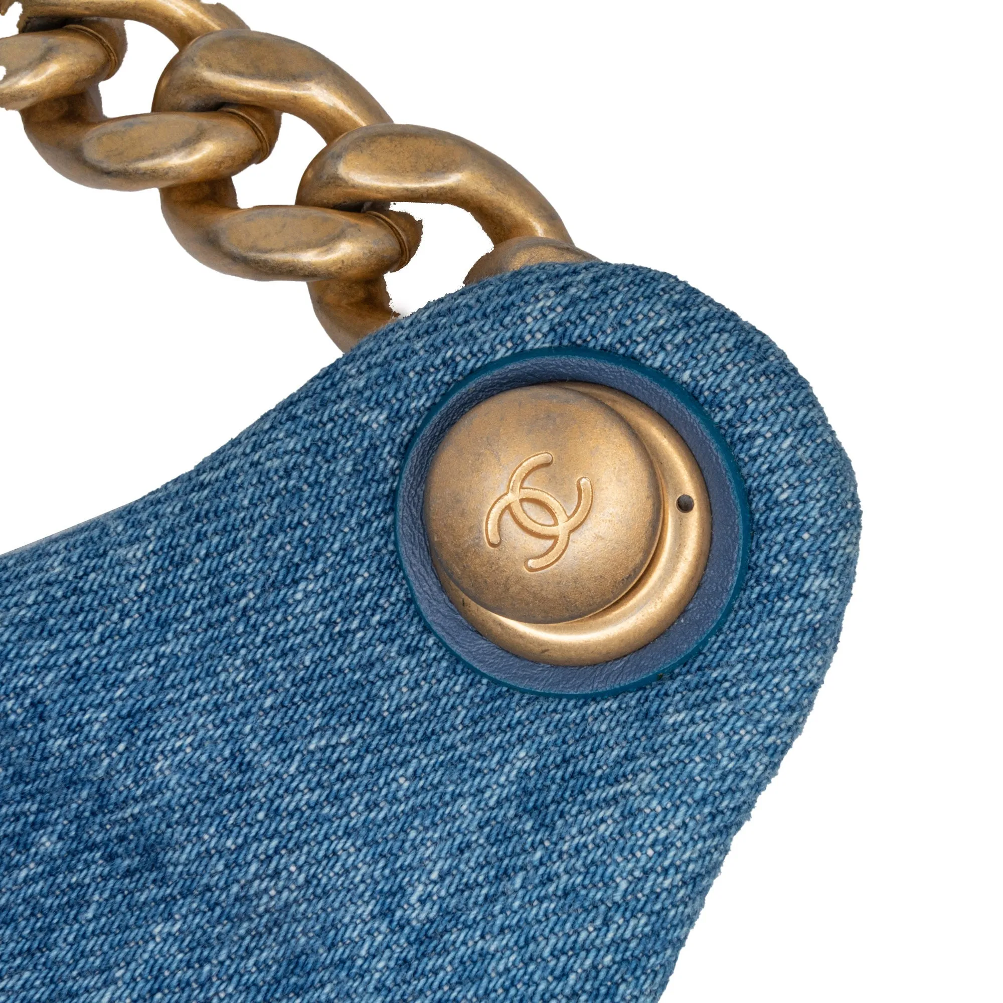 Maxi Quilted Denim Mood Hobo