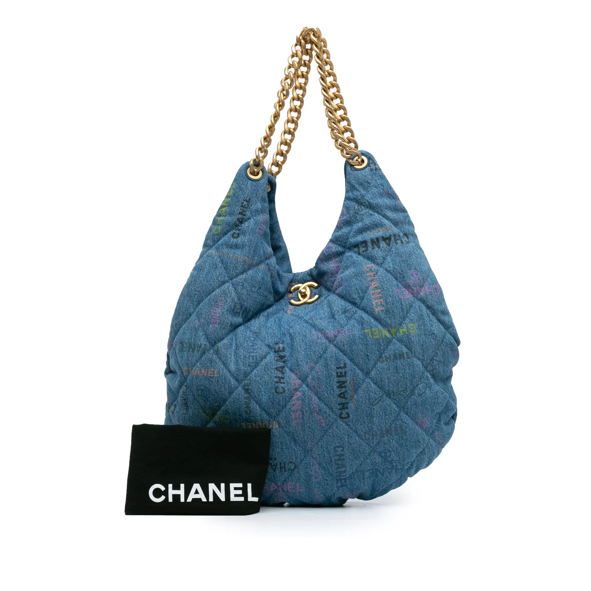 Maxi Quilted Denim Mood Hobo