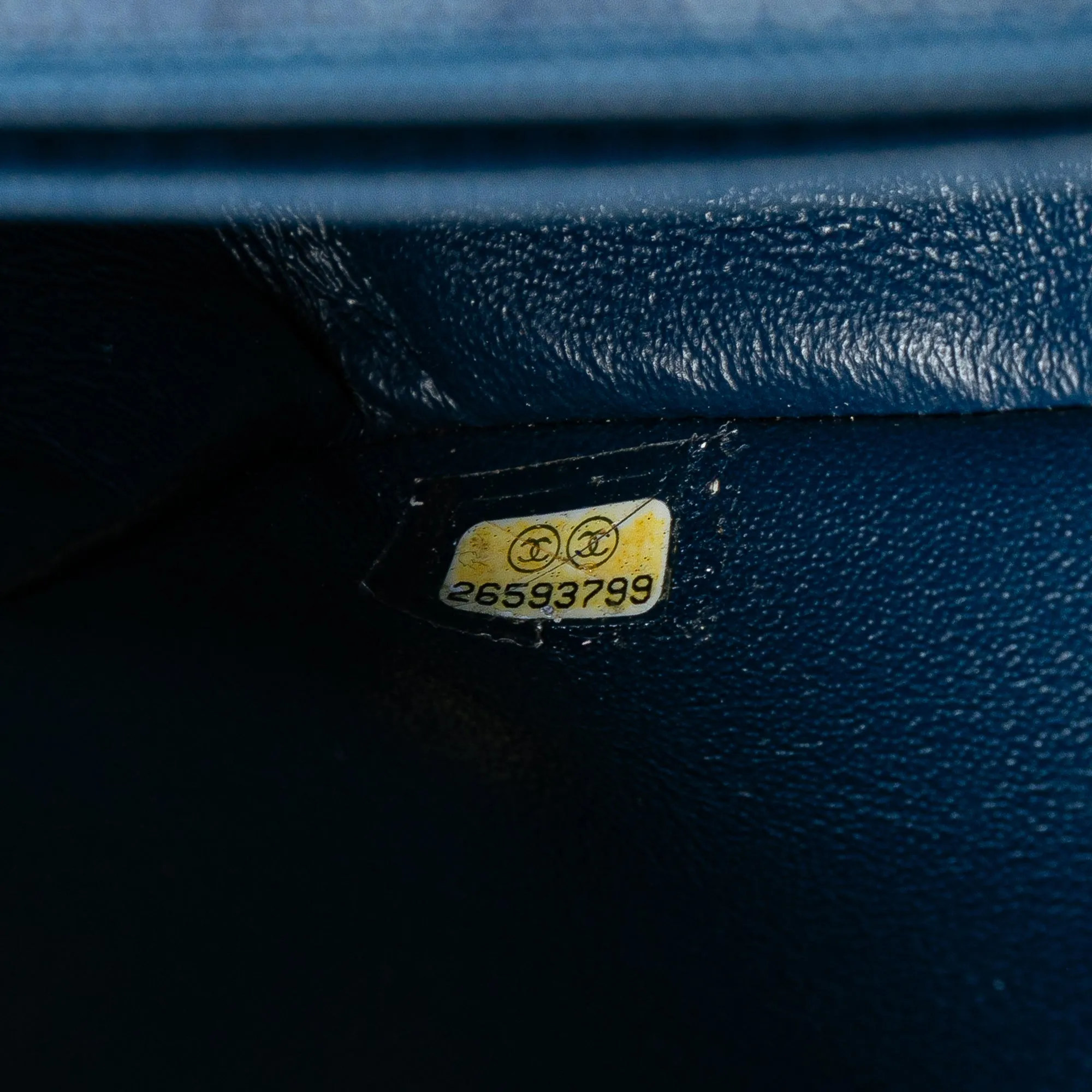 Medium Denim Braided Flap