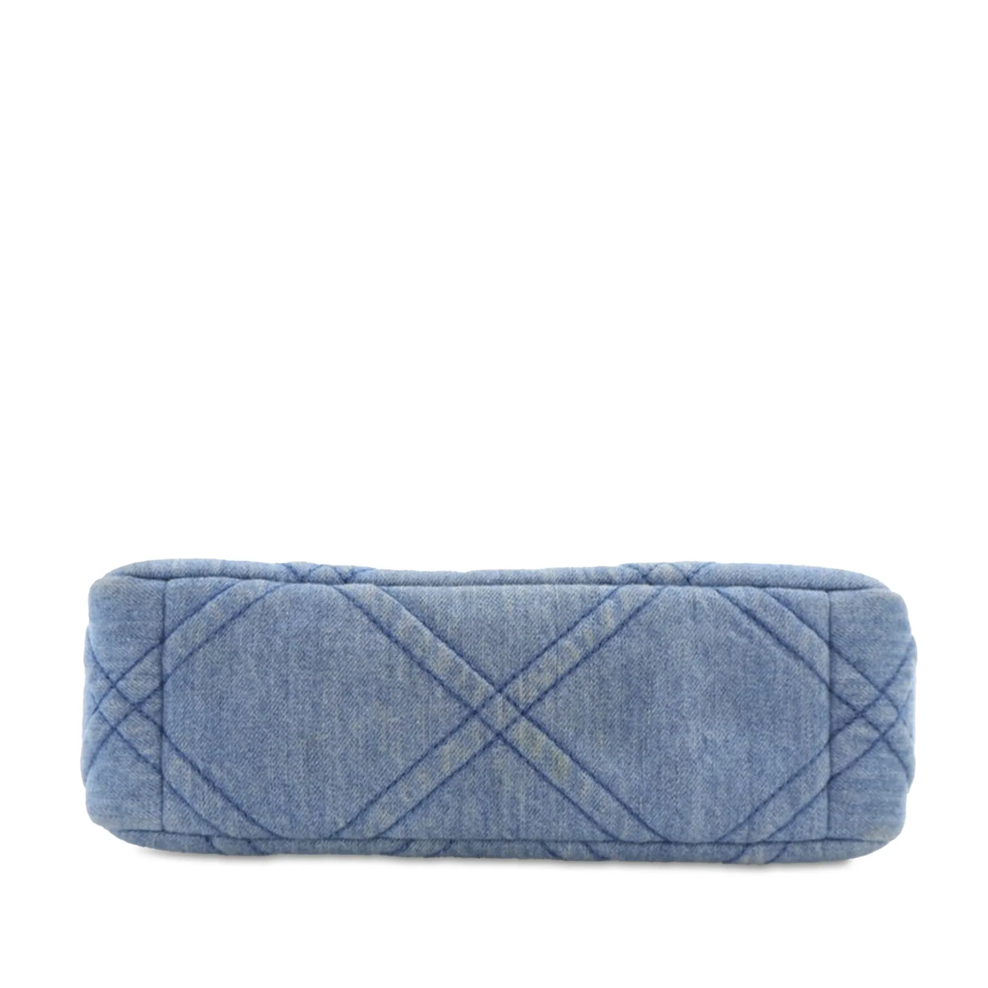 Medium Denim Double Stitched 19 Flap