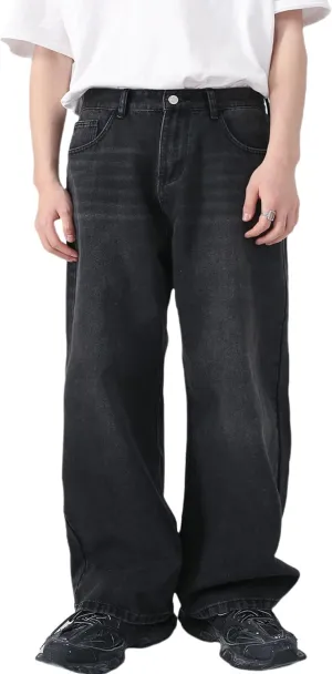 Men Baggy Jeans Y2k Hip Hop Skater Jeans Vintage Purple Jeans Loose Fit Demin Pants Streetwear