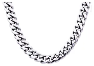 Men's 14mm Stainless Steel Cuban Link Chain