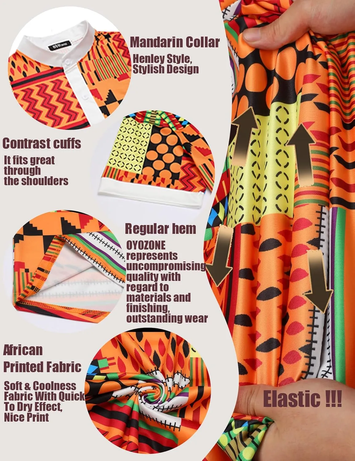 Men's African Traditional Pattern Print Shirt Casual Short Sleeve Button Down Shirts Luxury Printed Dashiki for Men