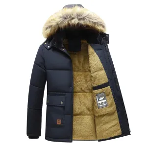 Men's Fur-Lined Winter Jacket | Faux Fur | Warm and Stylish