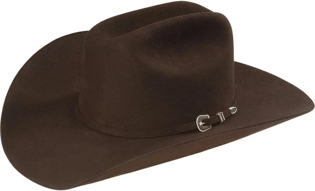 Men's George Strait 6X City Limits Fur Felt Western Hat - Rfctlm-754022 Choc