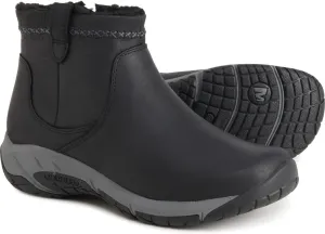 Merrell Women's Encore 4 Bluff Zip Polar Boots - Waterproof, Insulated, Wide Width, (Black) (8.5)