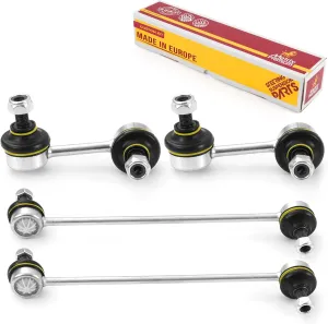 Metrix Premium Chassis Parts - 4 PC Front & Rear Sway Bar Stabilizer End Link Kit Fits 18-21 Mitsubishi Eclipse Cross, 18-22 Outlander PHEV, 14-20 Outlander, Replacement MS80822 SL68512 Made in Europe