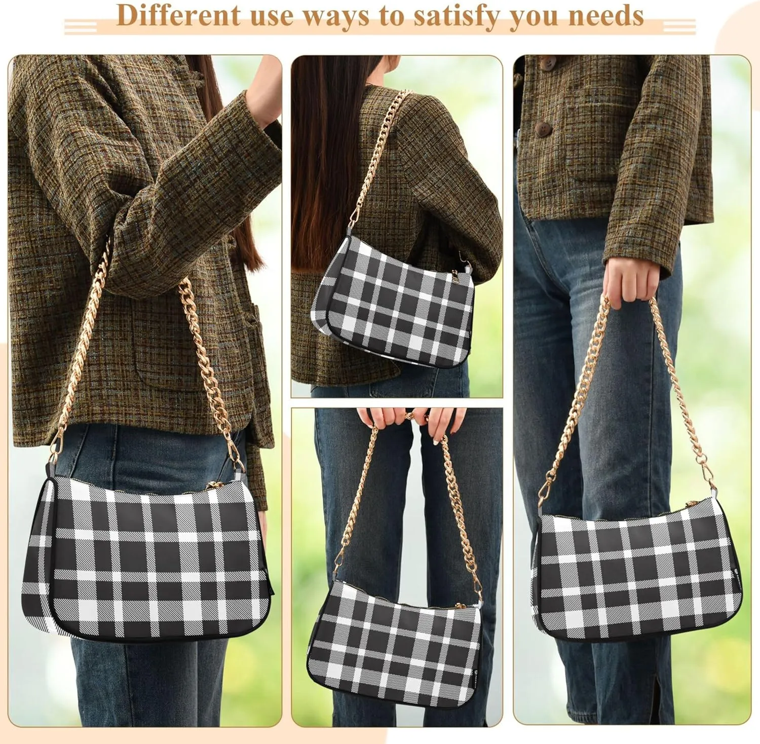 Mexican Skulls Wallet Purse Hobo Purses Women Designer Handbags Funny Cute Shoulder Bags