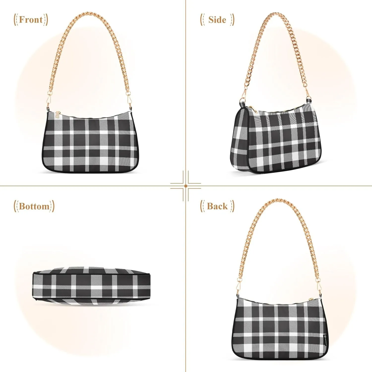 Mexican Skulls Wallet Purse Hobo Purses Women Designer Handbags Funny Cute Shoulder Bags