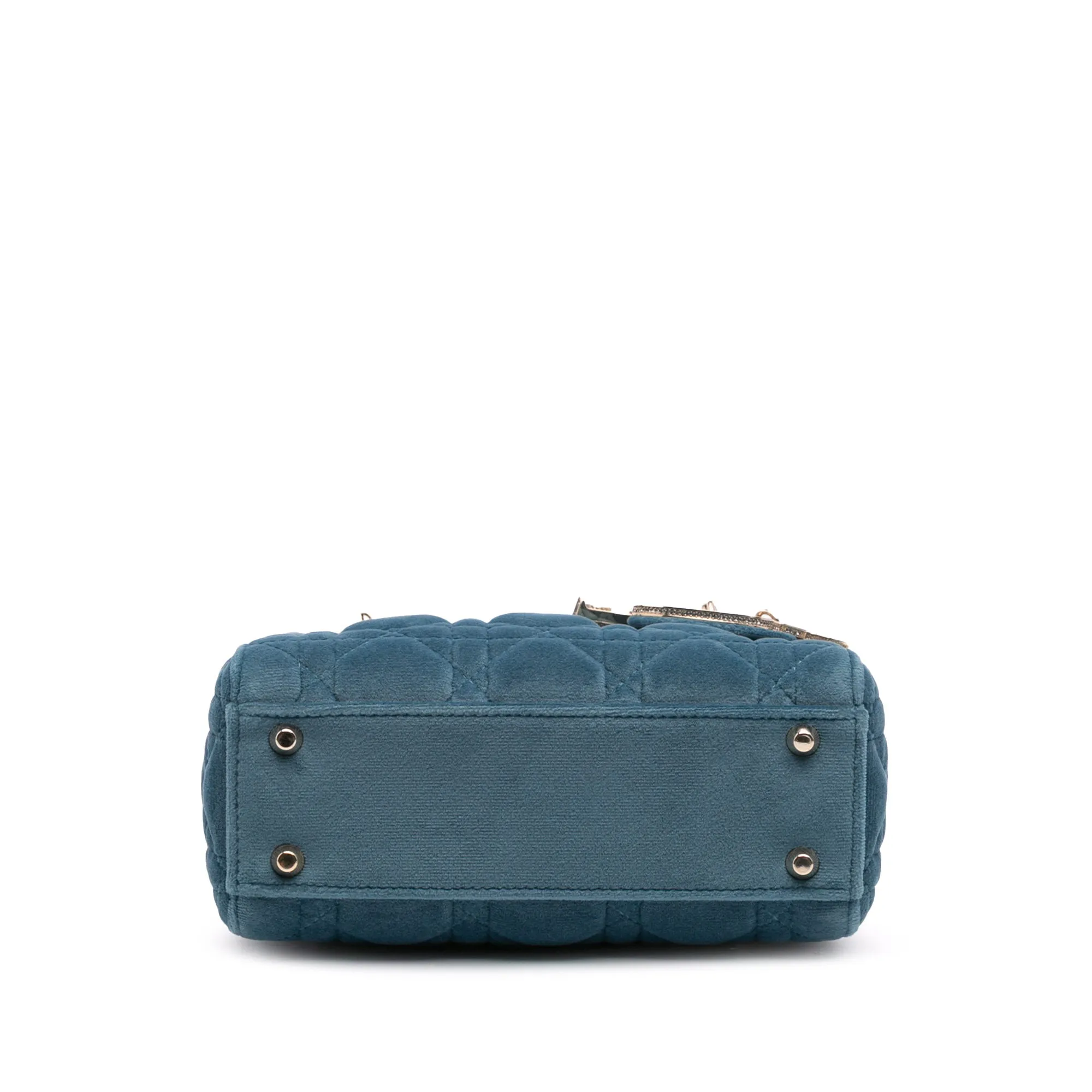 Mini Velvet Cannage Lady Dior