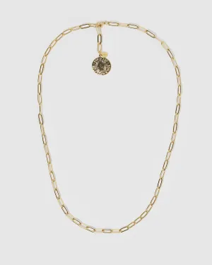 Miz Casa & Co Dolla Coin Necklace Gold