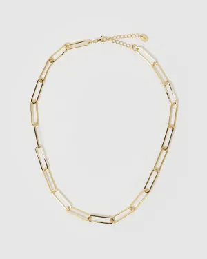 Miz Casa & Co Staple Necklace Gold