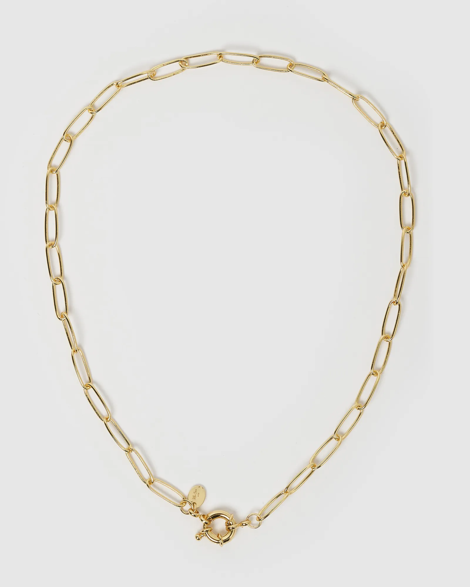 Miz Casa & Co Train Necklace Gold