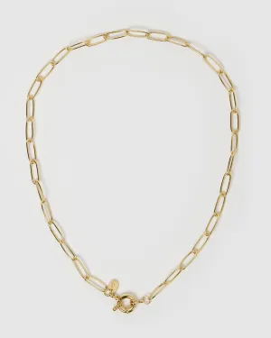 Miz Casa & Co Train Necklace Gold