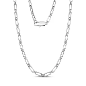 Modern Paper Clip Chain Necklace