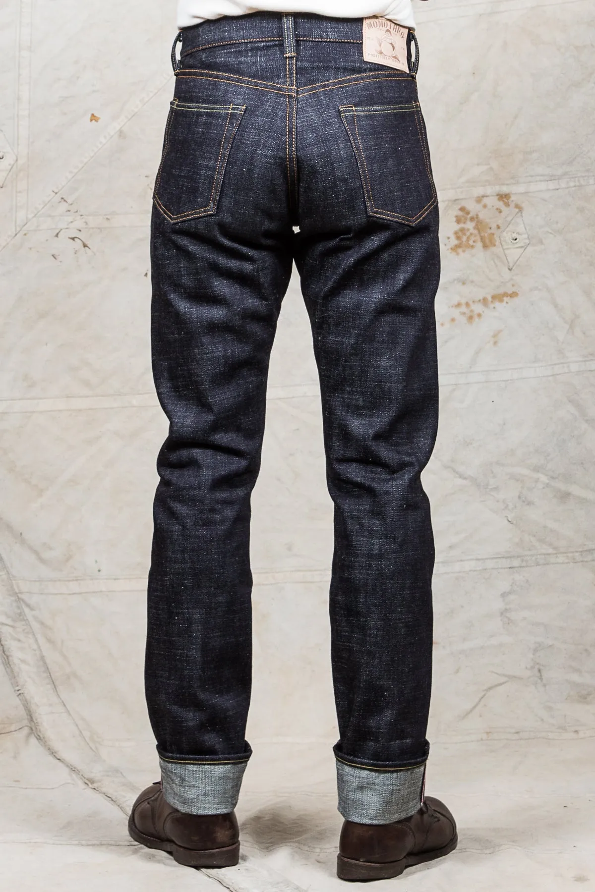 Momotaro Jeans Lot 0605-82 Natural Tapered 16oz Texture Denim