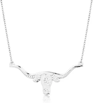 Montana Silversmiths Out West Longhorn Necklace