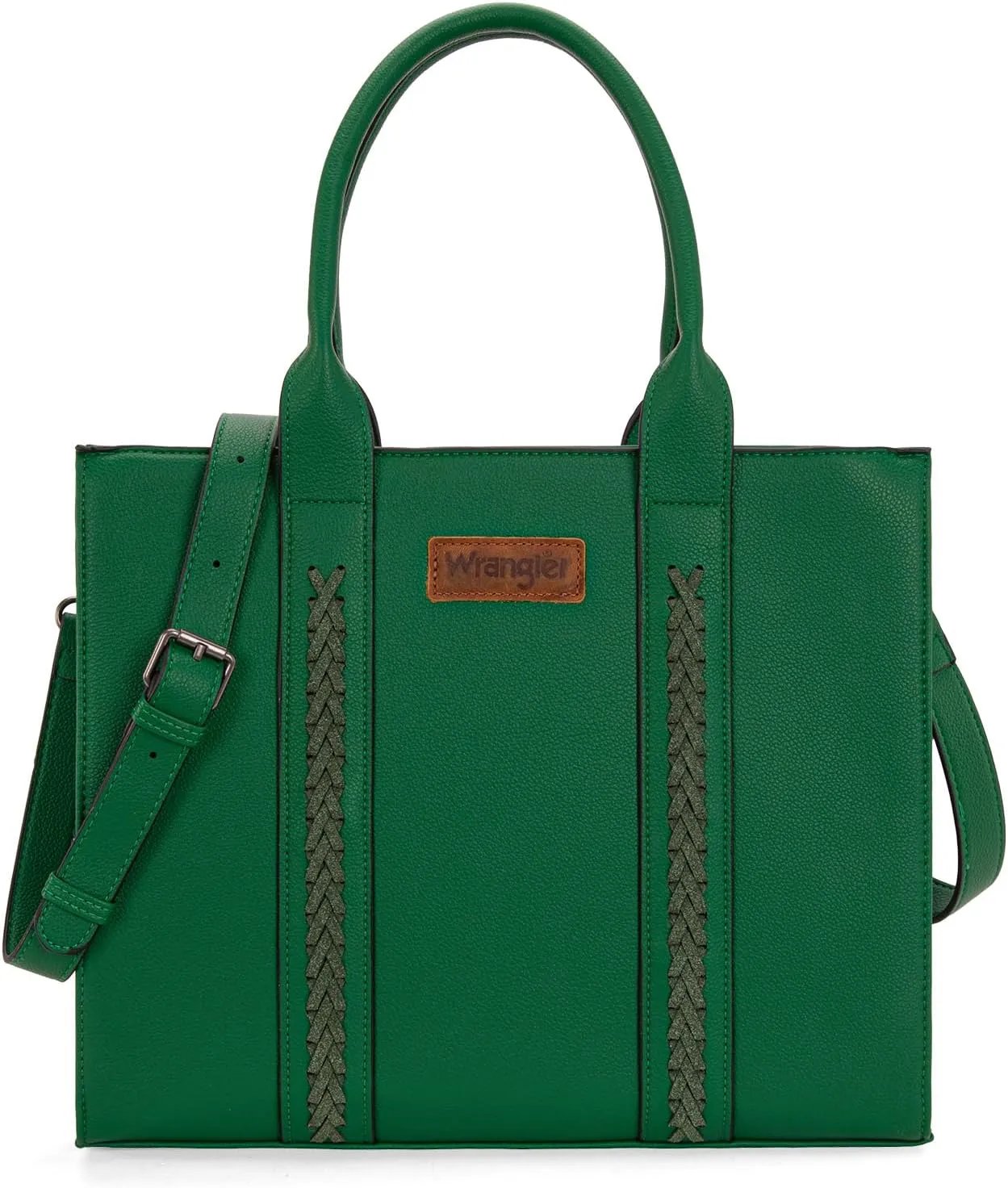 Montana West × Wrangler Purse for Women Large Work Tote Bags with Strap Vintage Top-Handle Handbags