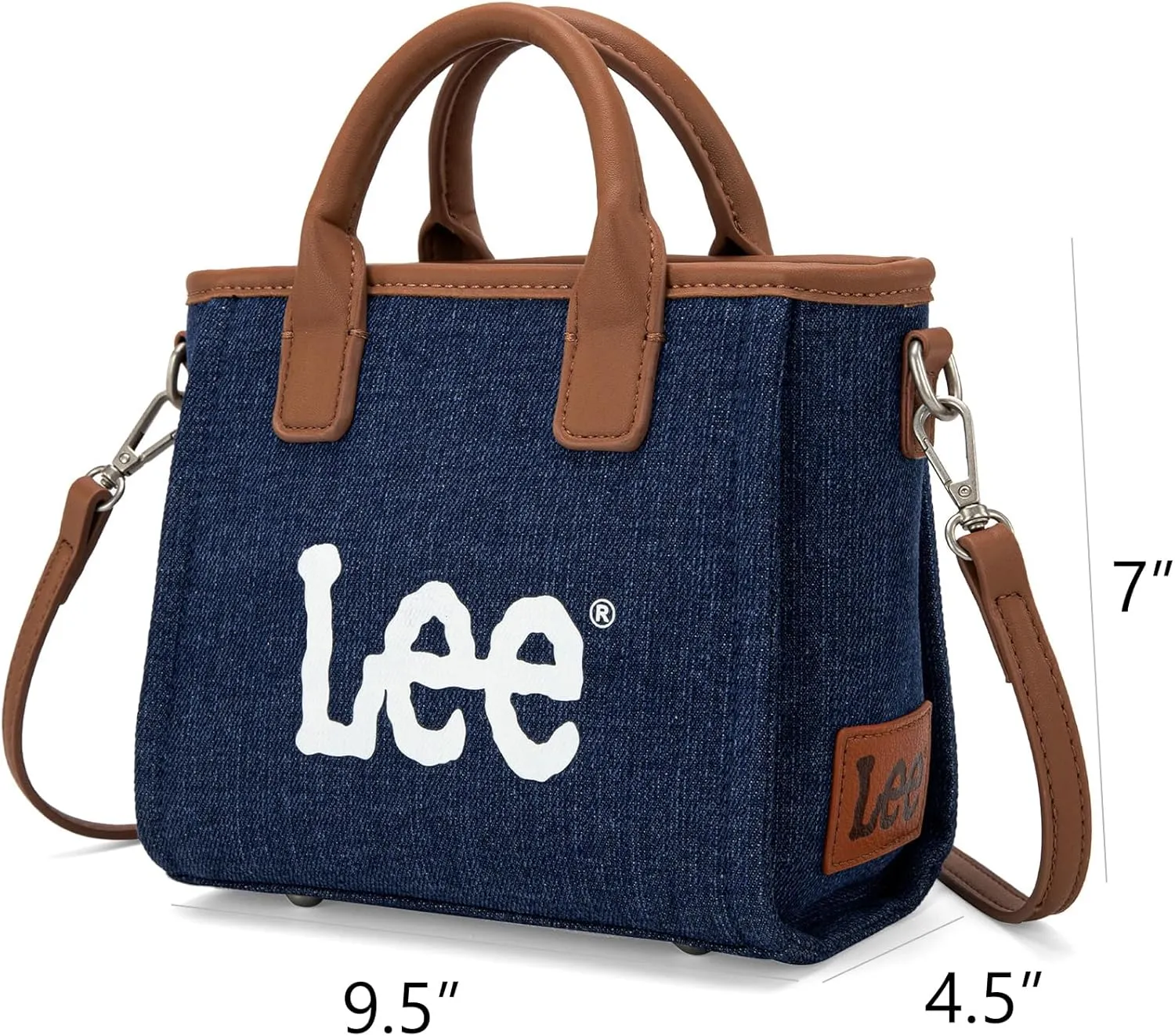 Montana West x Lee Tote Bag for Woman Denim Handbag Crossbody Shoulder Bag with Strap
