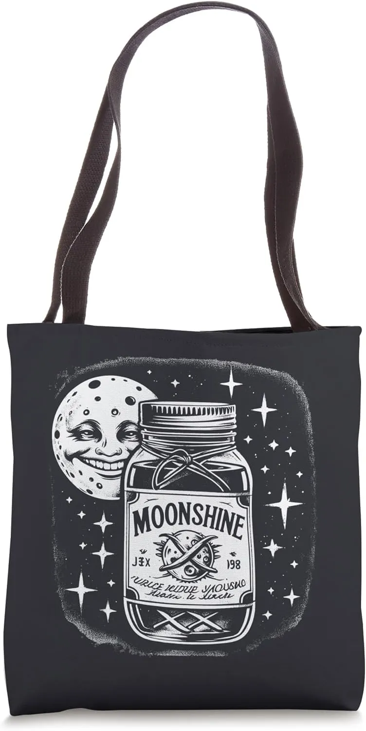 Moonshine Jar Moonshiner Tote Bag