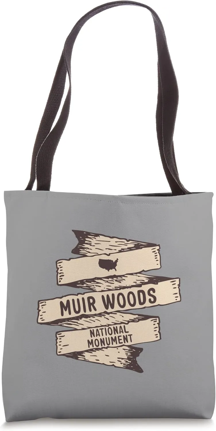 Muir Woods National Monument California Vacation Souvenir Tote Bag