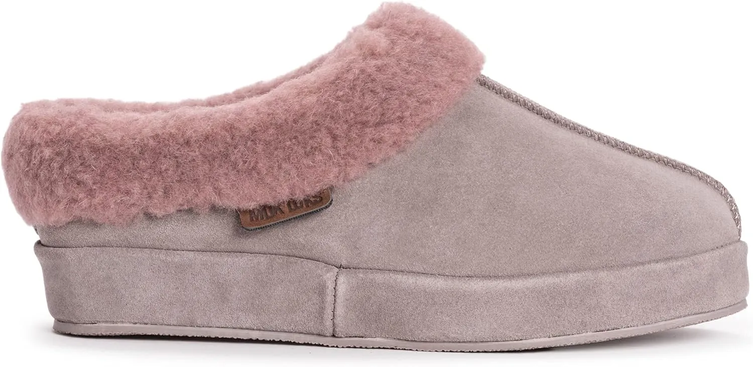 MUK LUKS Women's Leather Goods Serafine Clog Slipper