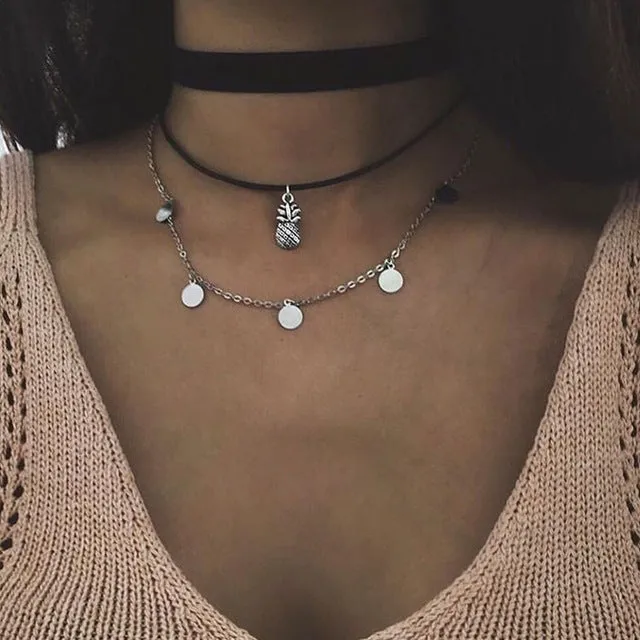 Multilayer Chain Clavicle Streamlined Mary Virgin Pendant Hot offer