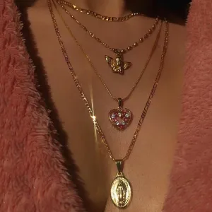 Multilayer Chain Clavicle Streamlined Mary Virgin Pendant Hot offer