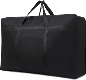 Multipurpose Extra Large Heavy Duty Storage Bags Duffle Bags for Space Saving Moving Storage (230L, Black)