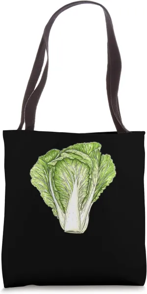 Napa Cabbage In A Rustic Style Tote Bag