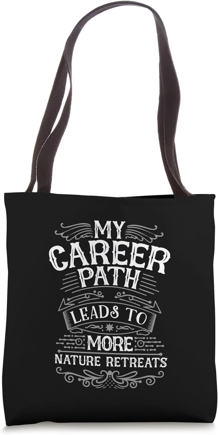 Nature Lover Career Path Design Tote Bag