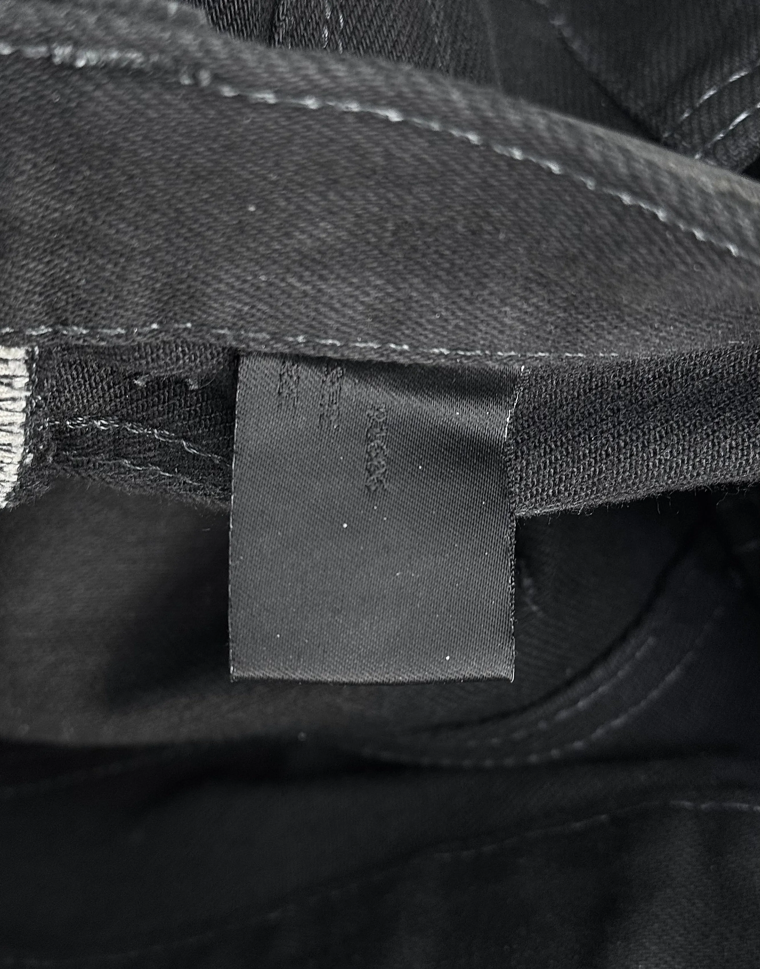 N.Hoolywood Early 00s Black Bootcut Skinny Denim