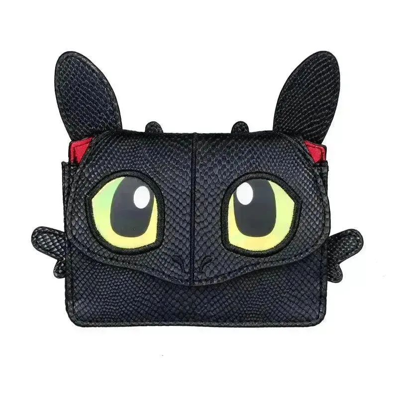 Night Fury Dragon 3D Animal Shaped Wallet