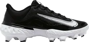 Nike Alpha Huarache Elite 4 Low MCS FD6221-001 Black-White Men's Baseball Cleats 11 US
