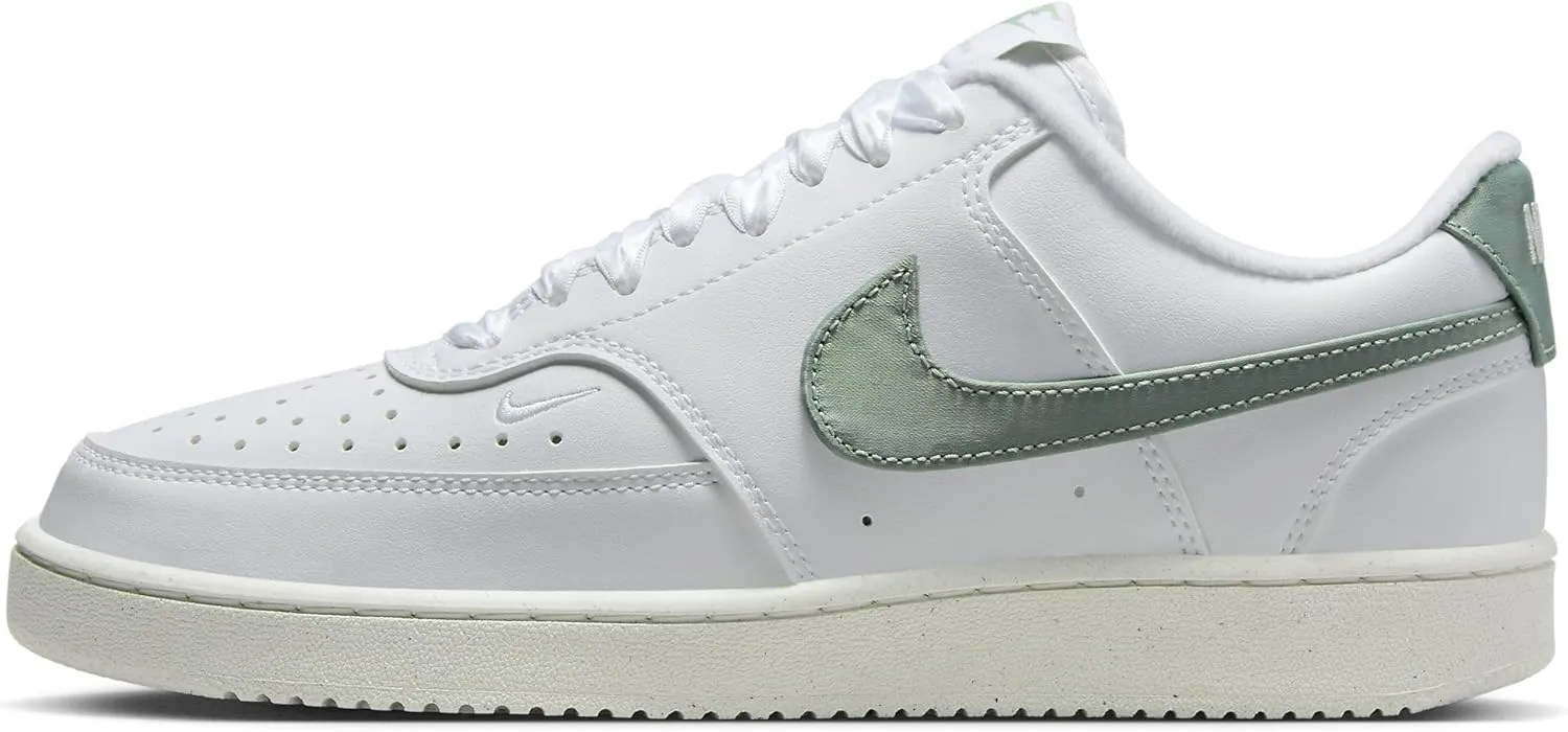 Nike Court Vision Low Next Nature Women's Shoes (HV5246-102, White/Sail/Jade Horizon) Size 5.5