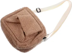 NOLITOY Women's Messenger Bag Plush Bag Special Design Portable Shoulder Bag Large Capacity Handbag Fashion Tote