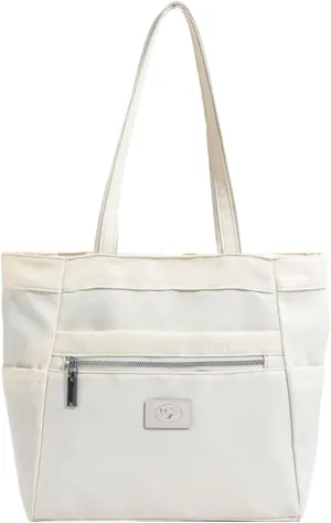 Nylon Shoulder Bag for Women Waterproof Handbag Casual Lightweight Tote Bag Multi Pockets Top Handle Bag Underarm Bag
