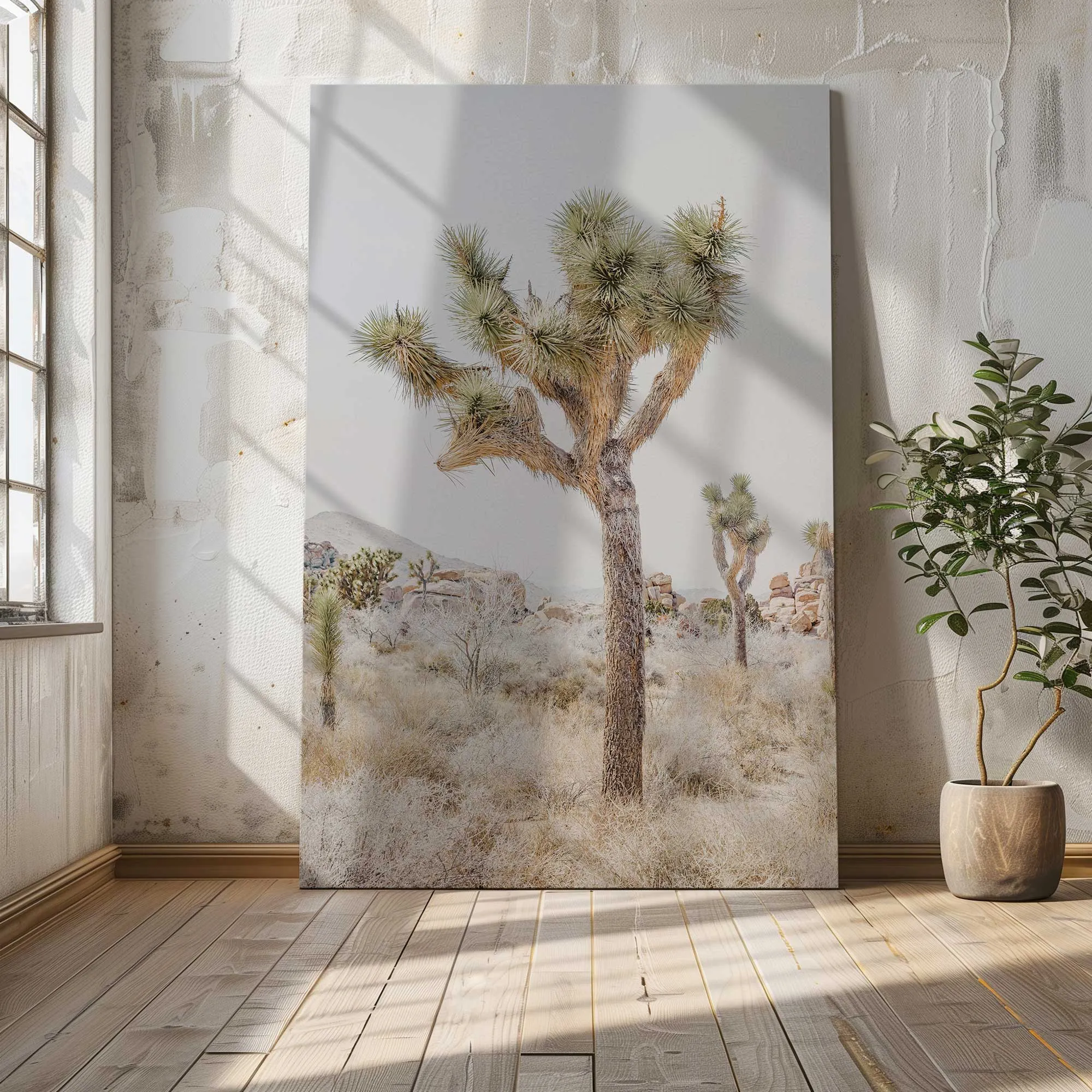 Oasis Rising Large Canvas Print