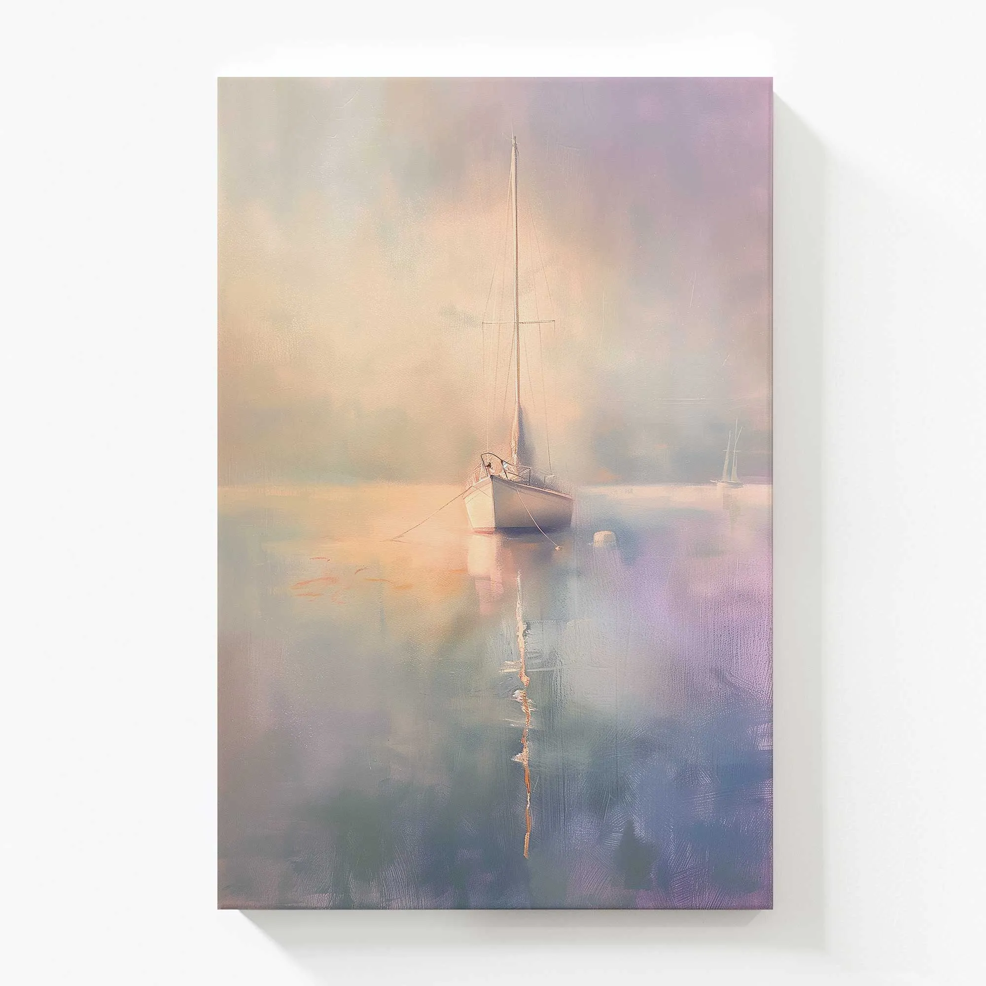Ocean's Sentinel v1 Large Canvas Print